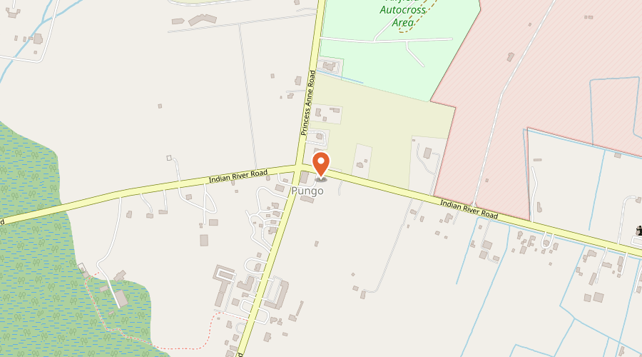 Map showing the location of Bonney & Sons Seafood on 1973 Indian River Road, Virginia Beach, VA 23456