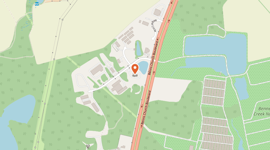 Map showing the location of Daniels Performance Group on 20128 Isle of Wight Industrial Park Road, Smithfield, VA 23430